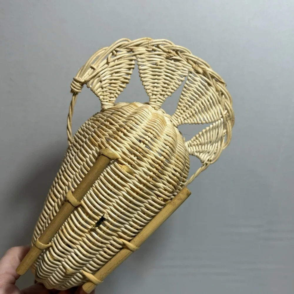 Wicker Basket Turkey Duck‎ Bird Rooster Hen Chicken Primitive Farmhouse Country